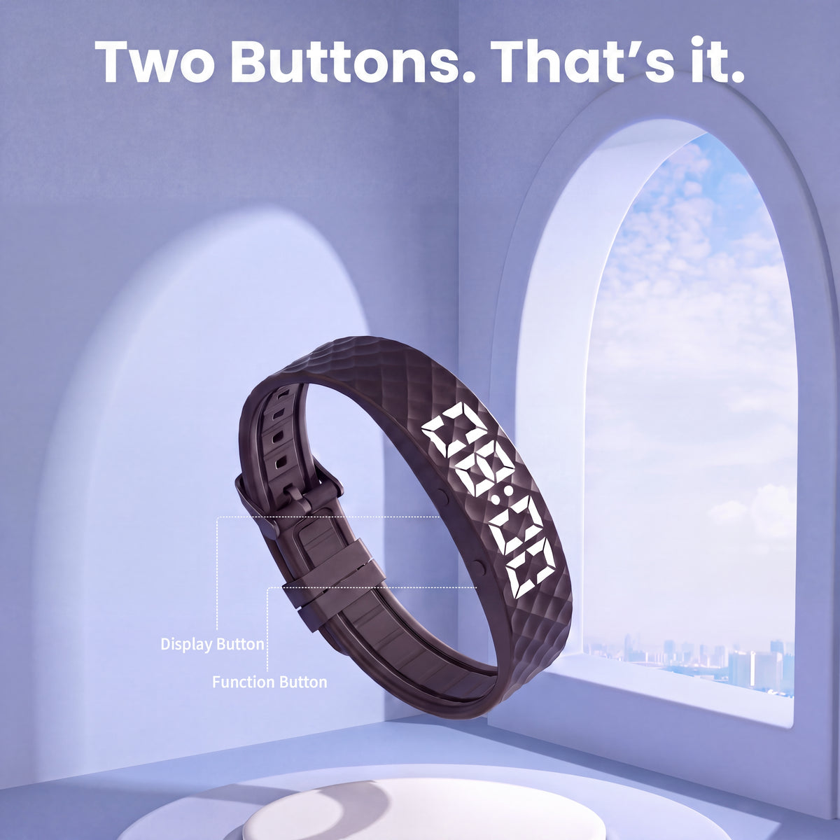 Silent Vibrating Wrist Alarm