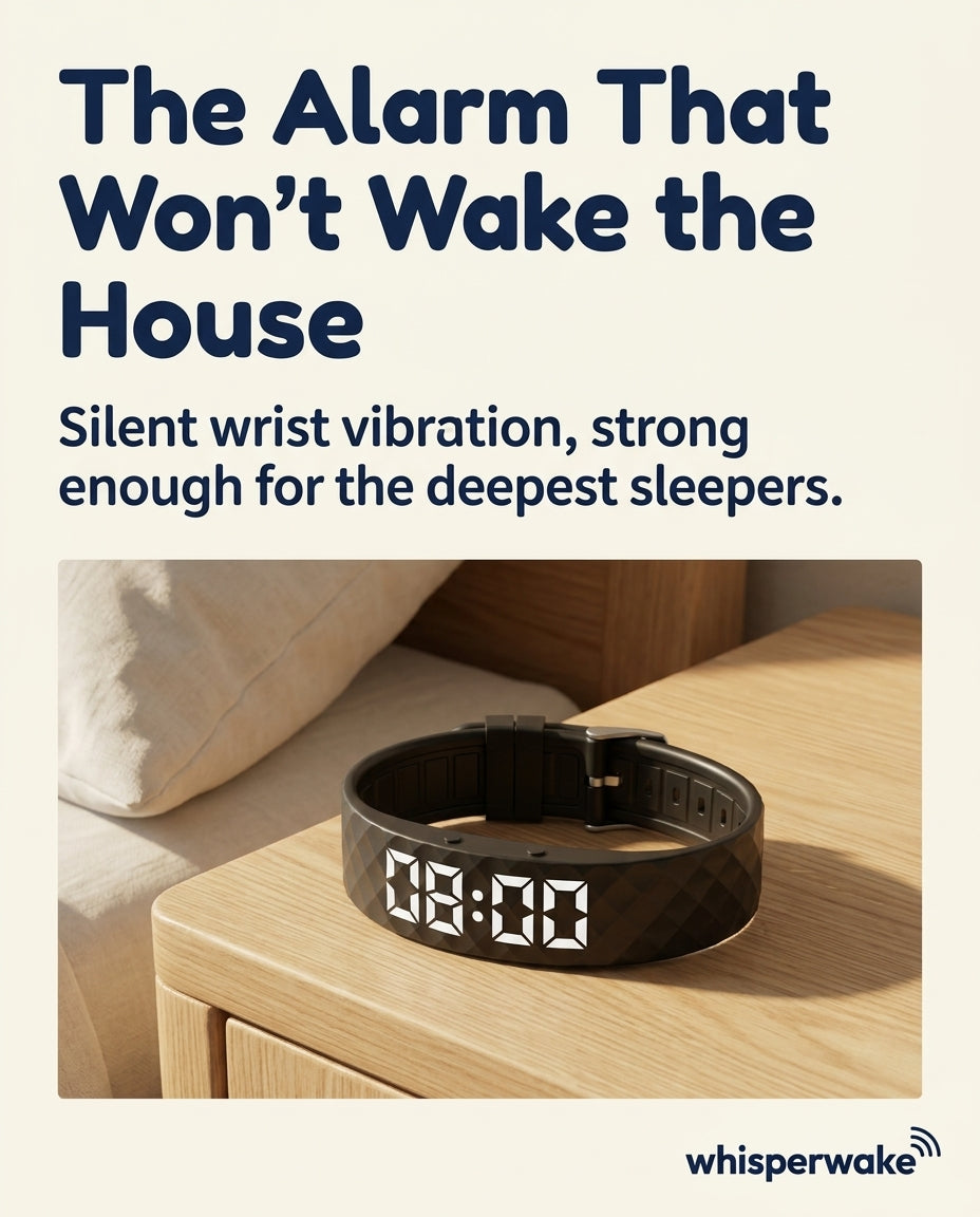 Silent Vibrating Alarm Watch