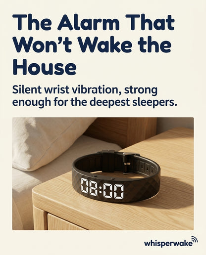 Silent Vibrating Alarm Watch