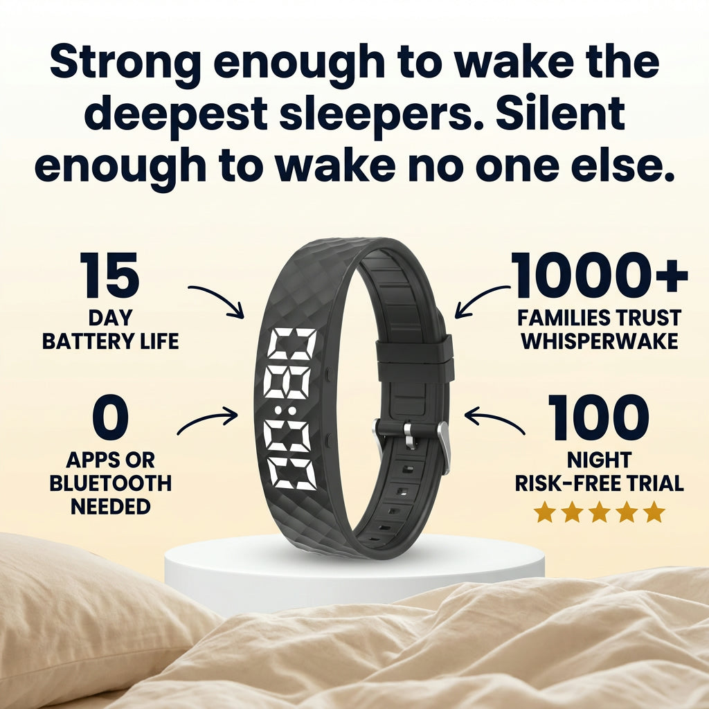Silent Vibrating Alarm Watch