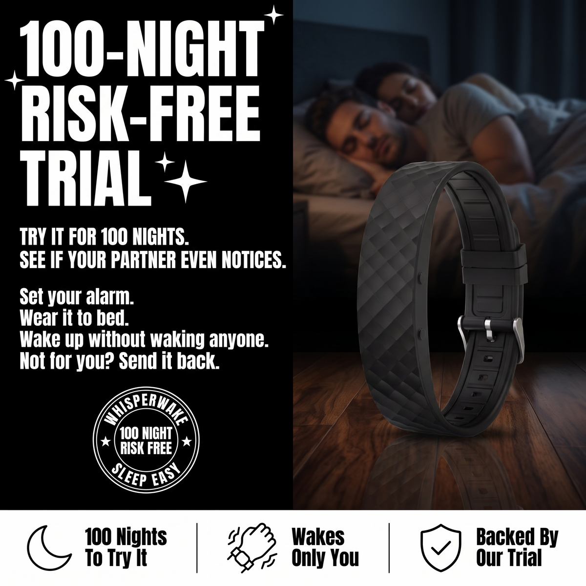 Silent Vibrating Wrist Alarm